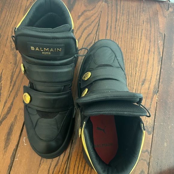 Balmain puma collaboration collab black sneaker boot bootie shoes 10 - Picture 6 of 7